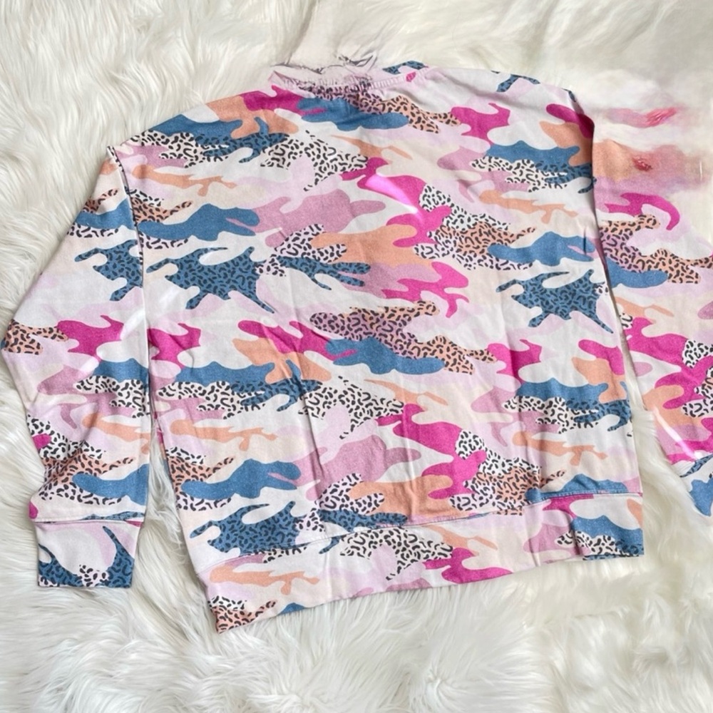 Sundry Abstract Camo Sweatsuit Size 1 small Set sweatshirt & joggers sweats - Picture 10 of 16